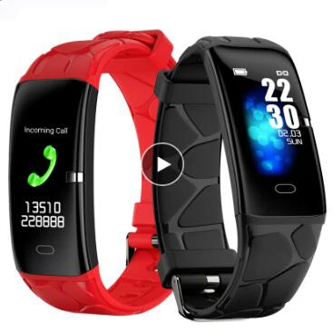 

New E58 Sports bracelet heart rate blood pressure smart watch fitness tracker smart wristband clock Pk mi band 3 Pk Honor band 4