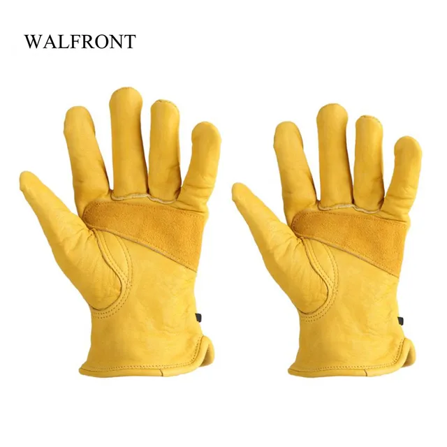 leather gardening gloves garden walfront cowhide leather garden gloves planting weeding working hand protector labor adjustable gardening cutting leather gardening gloves garden walfront cowhide leather garden gloves planting weeding working hand protector labor adjustable gardening cutting
