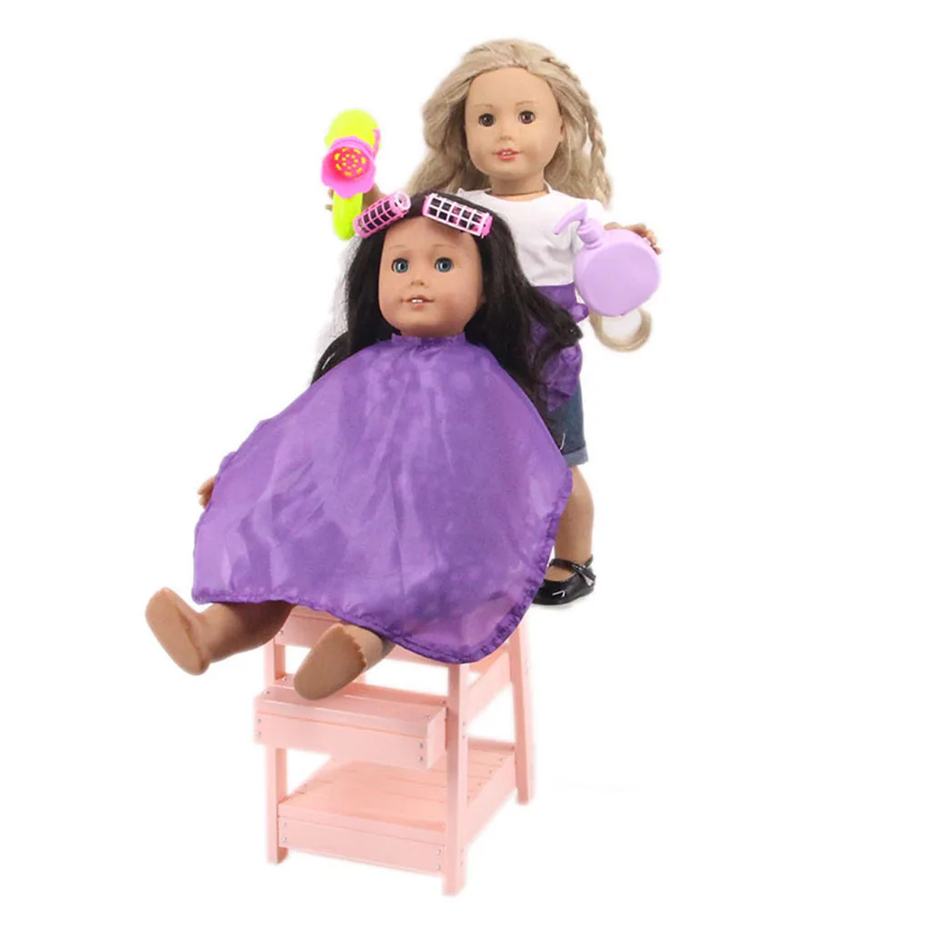 Beauty Comb Hair Dryer Roller Curler Lotion Bottle Sets Dollhouse Miniature Bathroom Accessories for   Doll