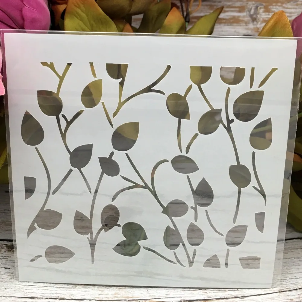 

5" New Bud Flower DIY Layering Stencils Wall Painting Scrapbook Coloring Embossing Album Decorative Paper Card Template