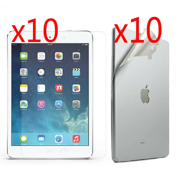 10 компл./лот прозрачная защитная пленка для экрана с полным корпусом Apple iPad Air iPad5 5