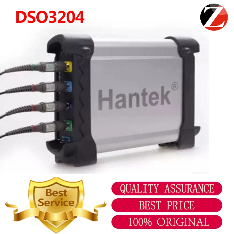 

Hantek DSO3204 PC USB Digital Oscilloscope 4 Analog Channels 200MHz 1GSa/s USB 2.0 Interface DSO3204 Digital bandwidth