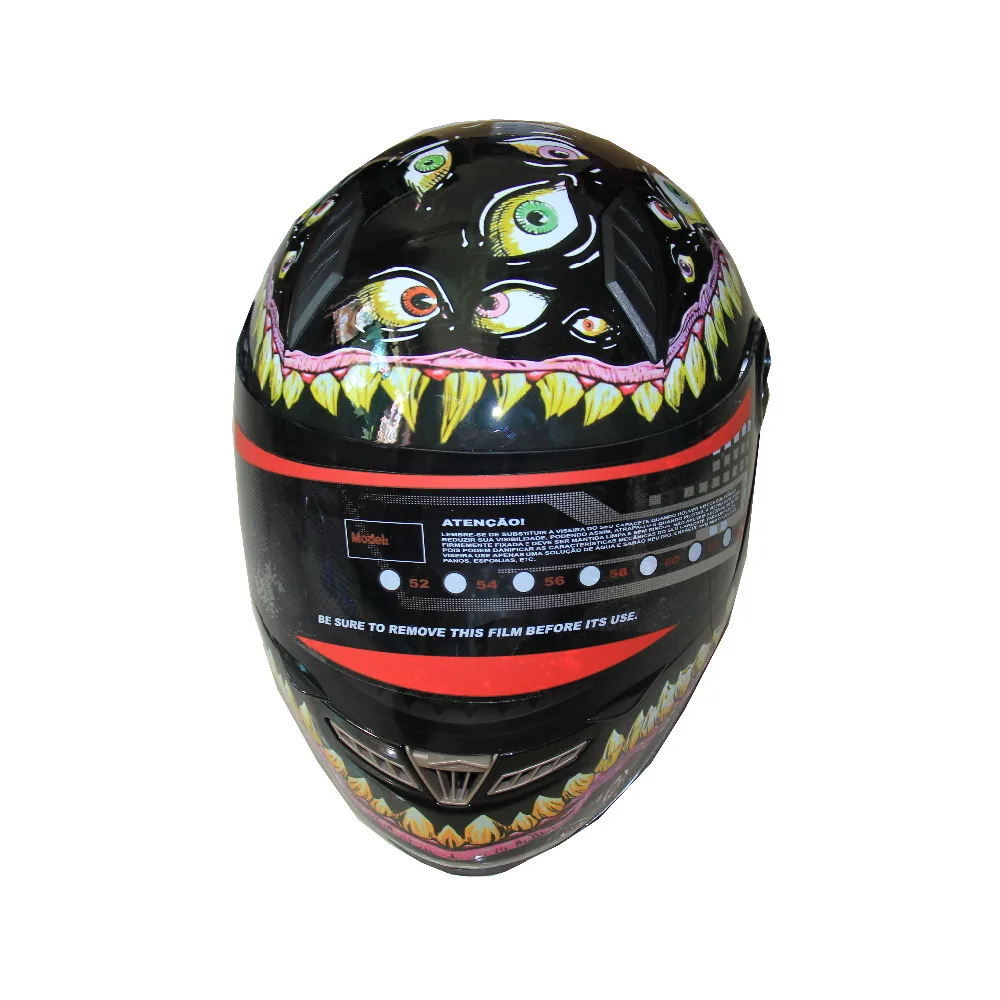 Malushen Luminous Motorcycle Helmet Moto Helmet Moto Corn