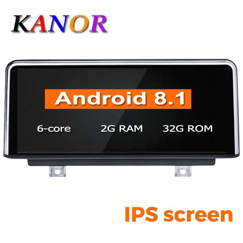 

KANOR 10.25" IPS Screen CPU 6 Core 2+32G Android 8.1 Car GPS multimedia palyer for BMW 3 Series F30 F31 F34 2013-2016 WIFI BT