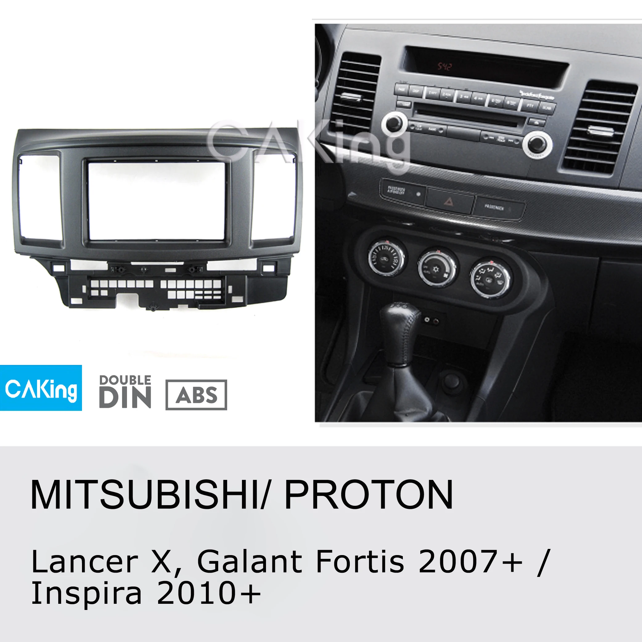 Двойной Din Автомобильный Радио панель для PROTON Inspira 2010+ приборная панель установка приборная пластина адаптер рамка консоль крышка отделка