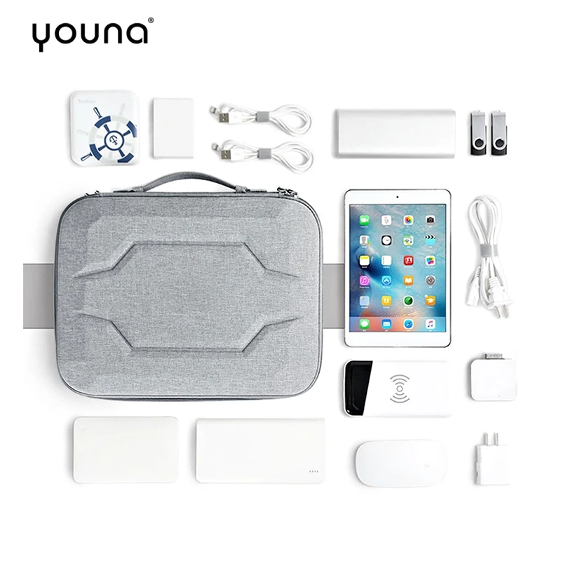 

Travel Accessory Cable Storage Bag Portable Digital USB Electronic Organizer Gadget Case Cellphone Charge Mobile Charger Holder