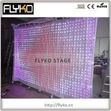 p7 2x3 м светодиодный занавес текстовый дисплей