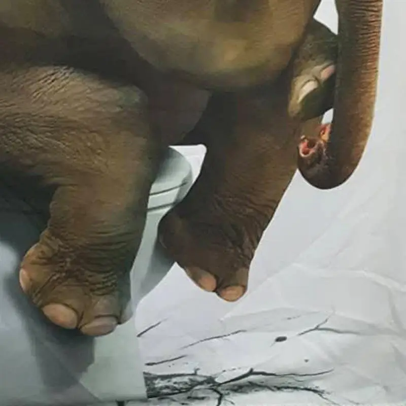 LUOEM 3D печать водонепроницаемый плесени устойчивый душ занавеска водоотталкивающая полиэстер ткань занавески для душа 180x180 см