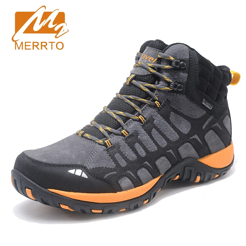 

2018 Merrto Plus Velvet Mens Breathable Hiking Shoes Warmth Outdoor Sports Shoes Climbing Shoes For Men Free Shipping MT18690