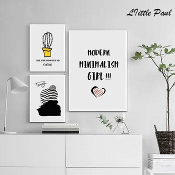 

Cactus Nordic Art Nursery Art Canvas Poster Natural poster Wall Pictures for Living Room No Frame