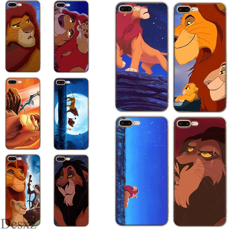 

Mobile Phone Case for iPhone 7 8 Plus iPhone 11 Pro XR X XS Max 5 5s SE 6 6s Cover Lion King Bag