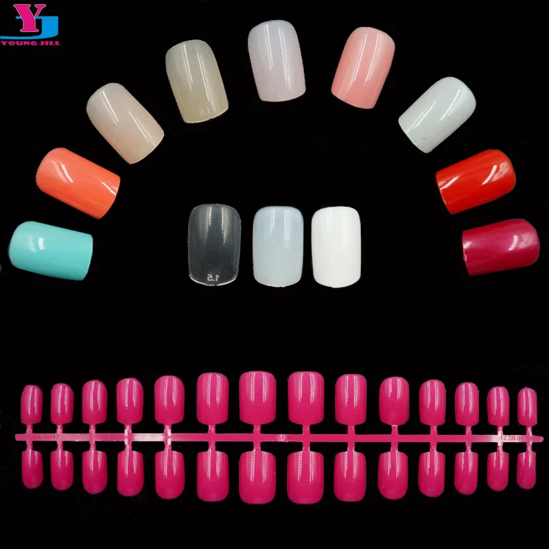 5set New Colorful Professional Nail 28Tips Special False Nail Art Tip Press On Nails Nagel Tips
