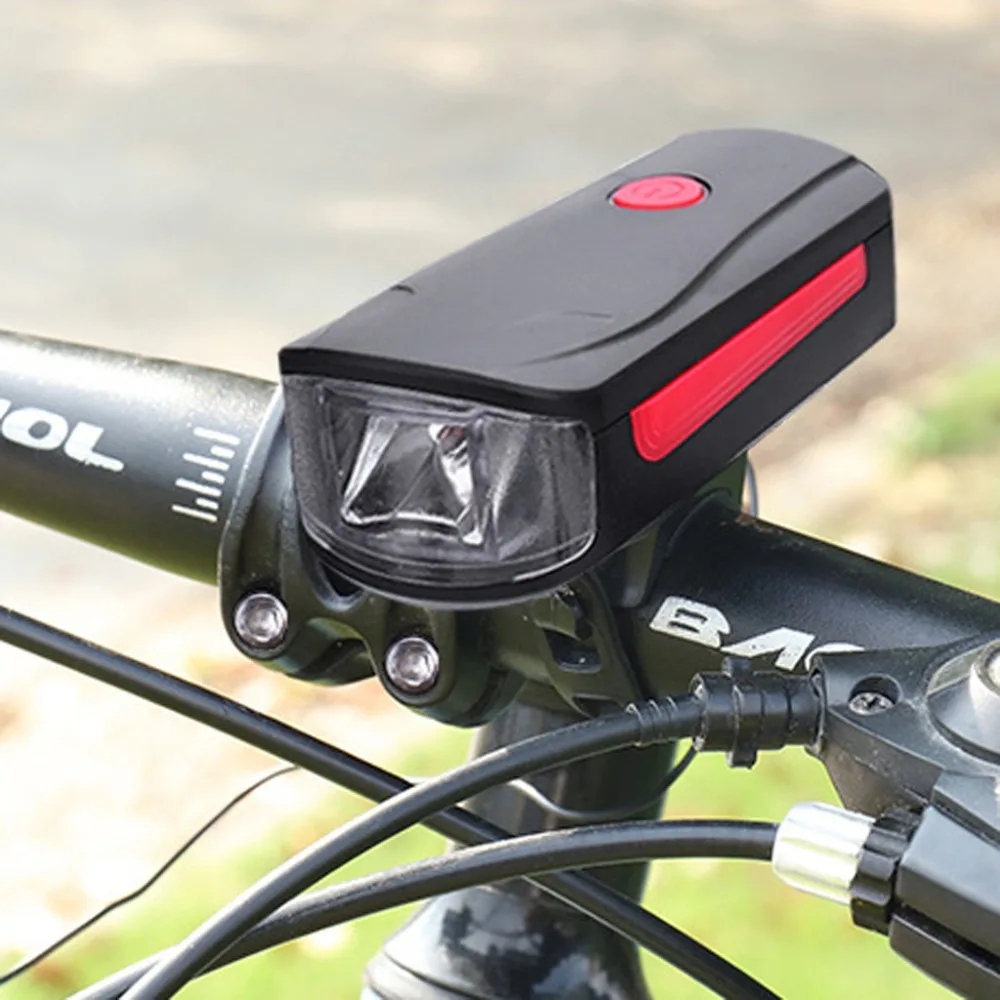 Заряжаемая через интерфейс USB Колонка велосипедный светильник для езды на велосипеде большой вокальный головной светильник вспышка светильник для велосипеда