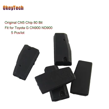 

OkeyTech 5pcs/lot Original CN5 Chip 80 Bit Auto Car Remote Key Transponder Chip Copy for Toyota G CN900 ND900 Good Free Shipping