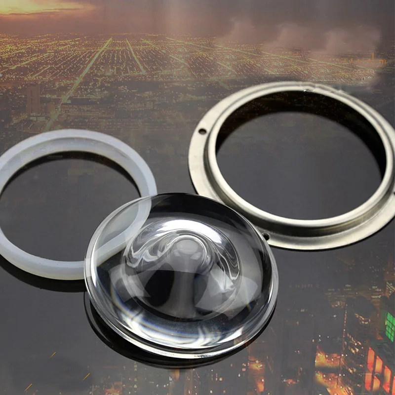 

100mm Glass lenses Beam Angle 60 Degree 90 degree 120degree for Cree On led street High Bay Lamp