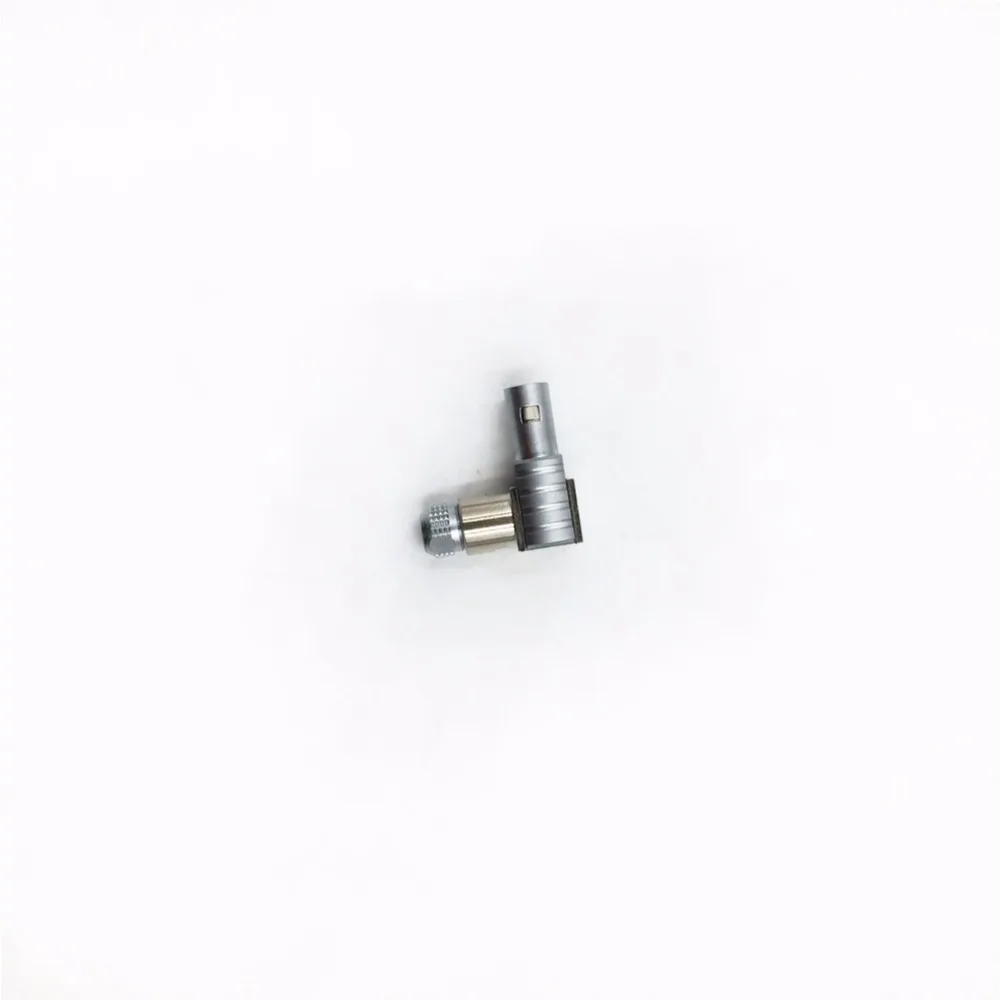 LEMO 00S угол правый круговой Push Pull разъемы металлический коаксиальный локоть