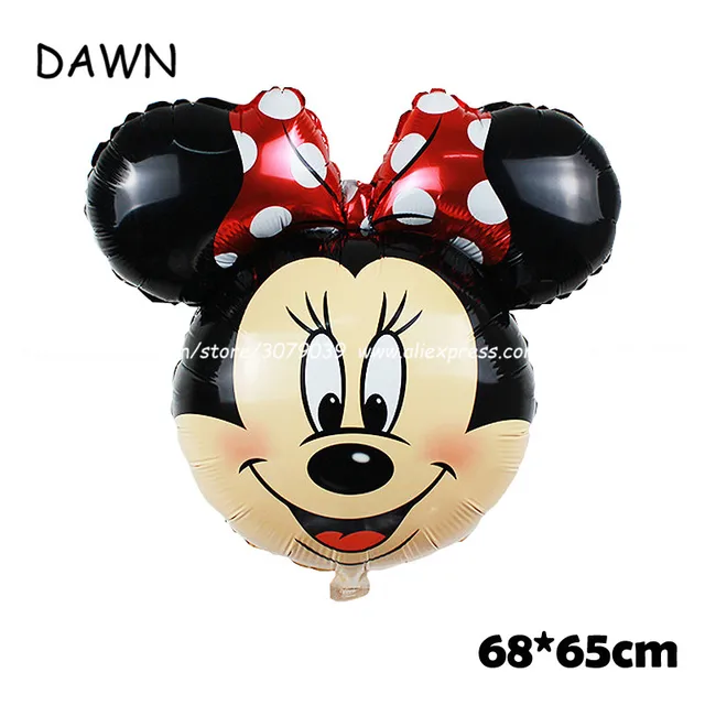 112cm Giant Mickey Minnie Mouse Balloon Cartoon Foil Birthday Party