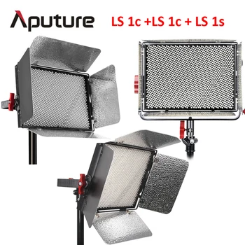 

Aputure LS 1c + LS 1c + LS 1s led studio lighting kits CRI95+ led panel kit led video light for photography V-mount