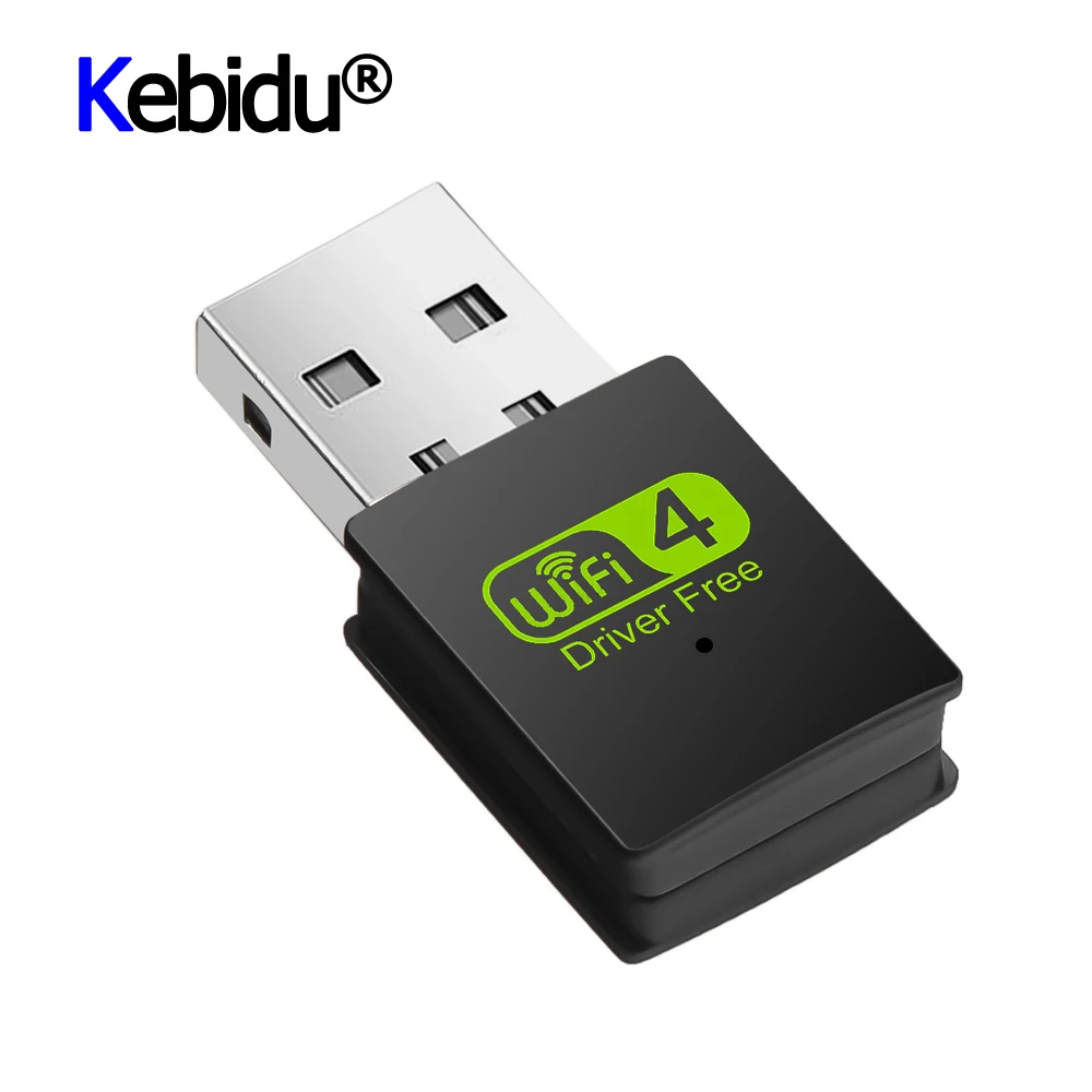 

Kebidu 2.4G 300Mbps Wireless Network Card Wifi Antenna USB Network Card For Windows XP Vista Linnux Win 7 8 Win 10 Free Driver