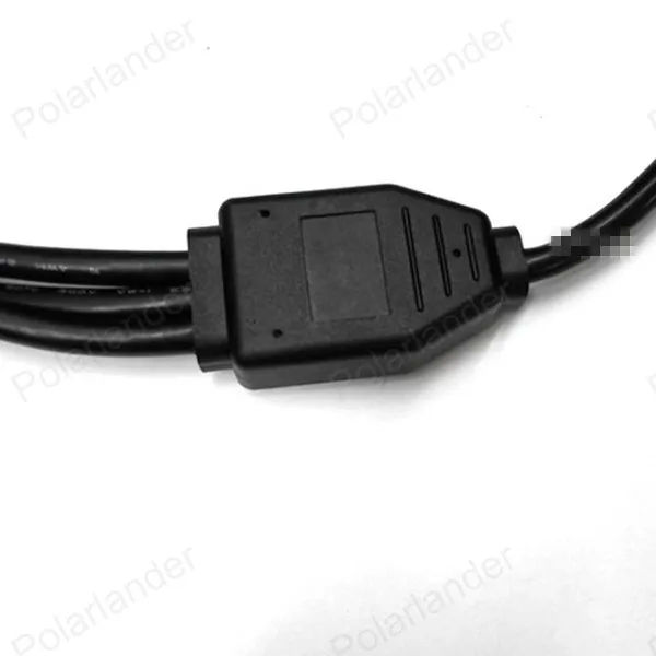 OBD интерфейс 16 Pin pick 1 Мужской до трех Женский кабель для автомобильного сканера 50 см OBDII