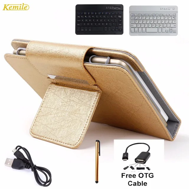 Best Offers Kemile 8inch Portable Leather Case Cover Stand Wireless Bluetooth Keyboard For Huawei Mediapad T1 8.0 S8 Tablet keypad klavye Best Offers Kemile 8inch Portable Leather Case Cover Stand Wireless Bluetooth Keyboard For Huawei Mediapad T1 8.0 S8 Tablet keypad klavye