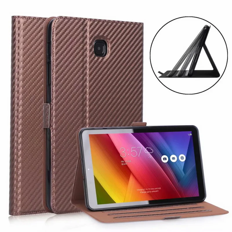 Чехол книжка из искусственной кожи для Samsung Galaxy Tab A 8 2018 0 дюйма|Чехлы планшетов и