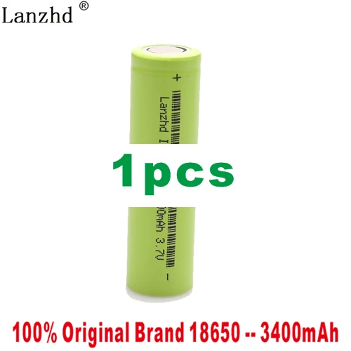 18650 30A батареи 3,7 V аккумуляторная батарея для инструментов лазерная указка INR18650 литий-ионный 18650 для samsung 18650(1-8 шт - Цвет: 1 PCS-3400mAh