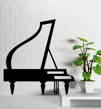 

Wall Stickers Vinyl Decal Piano Concert Piano Music Room Art Decor