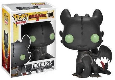 Новая горячая распродажа Funko POP Как приручить дракона 2 Беззубая игрушка ПВХ