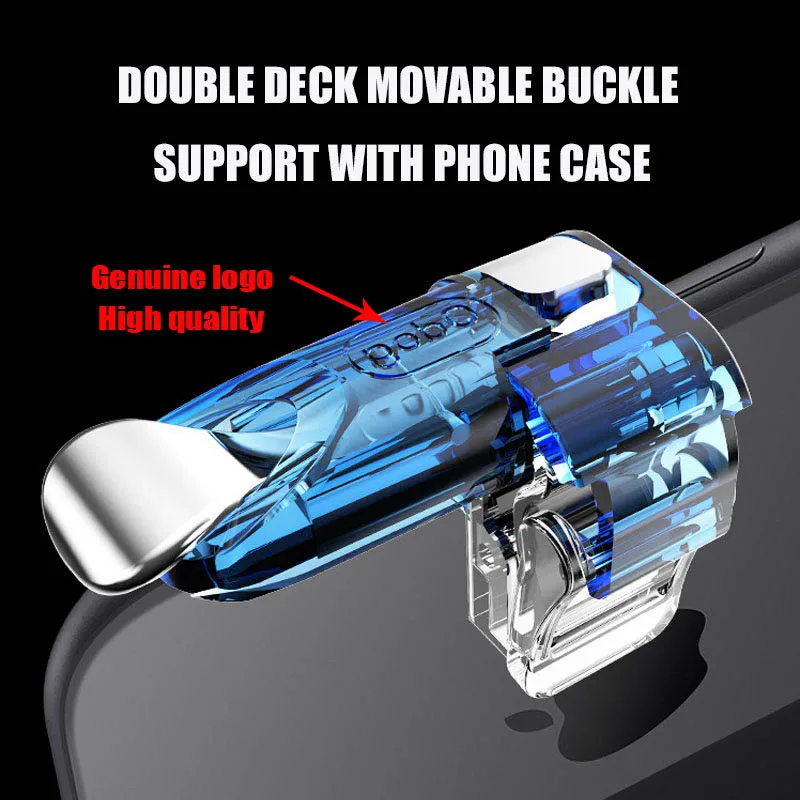 Smart phone gamepad free fire pubg mobile game controller handle for L1 R1 PUBG mobile controller i