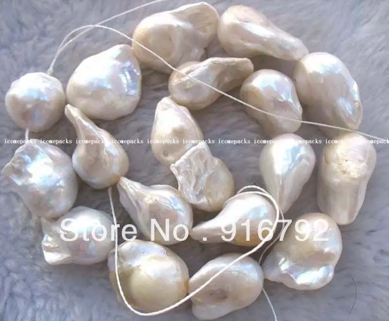 

free P&P >>>>>Natural freshwater pearl white drp reborn keshi baroque FW pearl necklace