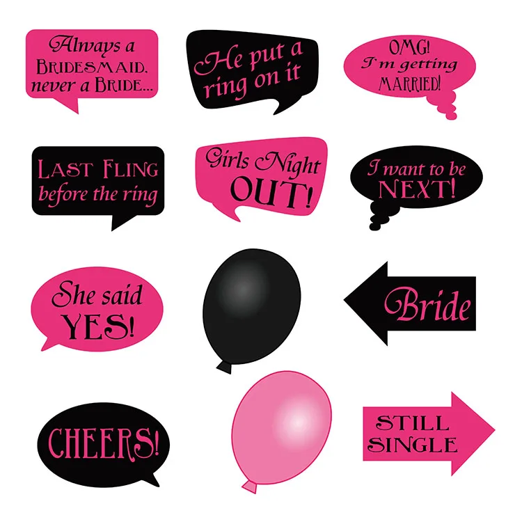 Rainlemon Bachelorette Bride To Girl Night Out Photo Booth Props Kit On A Stick 56 Count Bride Bride Kit Aliexpress stick 56 count bride bride kit aliexpress