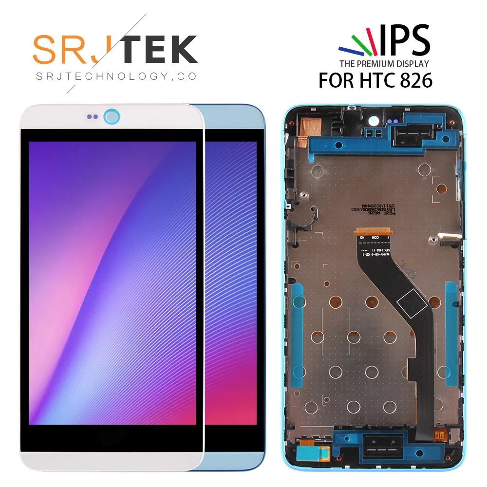 

AAA Quality LCD For HTC Desire 826 Display Touch Screen with Frame for HTC Desire 826W 826 LCD Digitizer Replacement Parts
