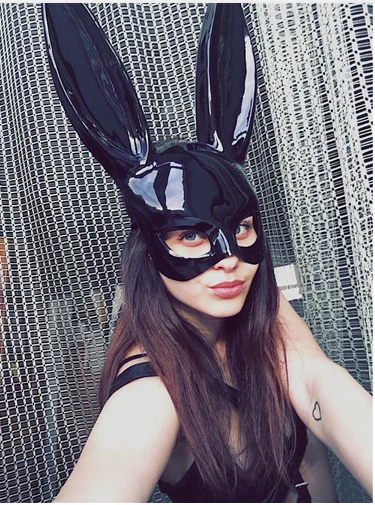 Sexy Rabbit Ears маска зайчика для девочек маска выпускного вечера вечерние маскарадный костюм Цветочный 2018