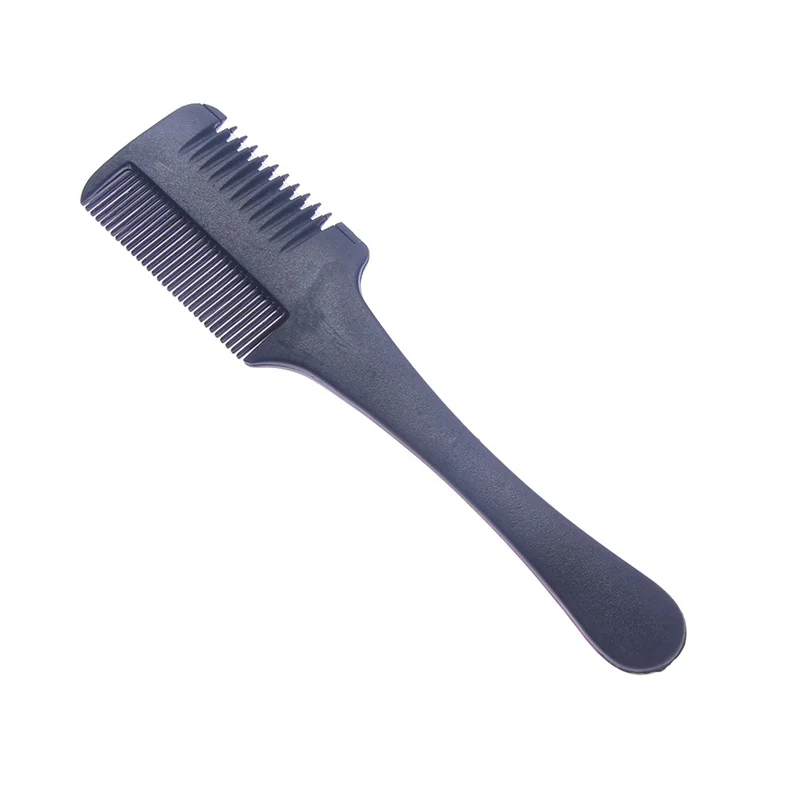 Профессиональная Бритва для волос, расческа с черной ручкой для бритья, Филировочная расческа, щетка для женщин, инструменты для укладки волос