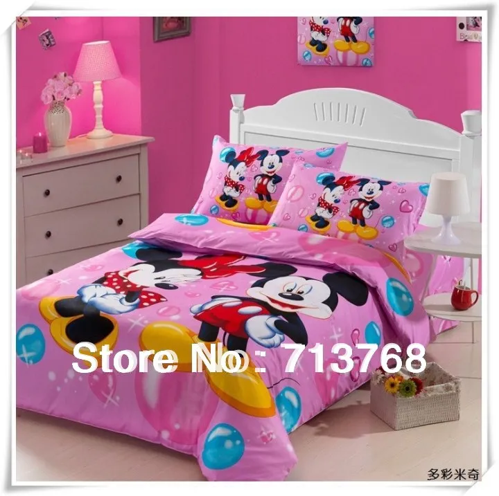 

Free shipping Warm Top quality Children 4PC Home Textile Cartoon Bedding Set Covers/Bedding Sheet/Pillow Case