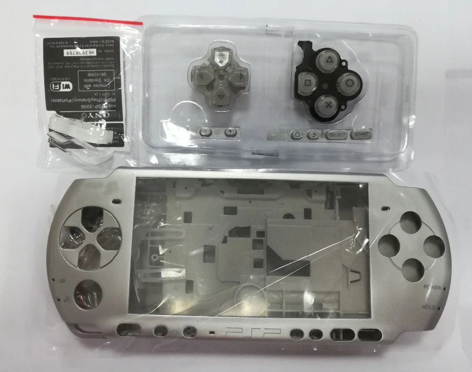 OEM черный/белый/серебристый цвет чехол Корпус для psp 2000 psp 3000 psp 2000 3000 Сменный Чехол для psp консоли