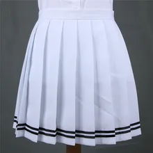 Белый цвет с черным краем/кофе/молочно-белый цвет JK плиссированная юбка Студенческая девушка Лолита Досуг юбка