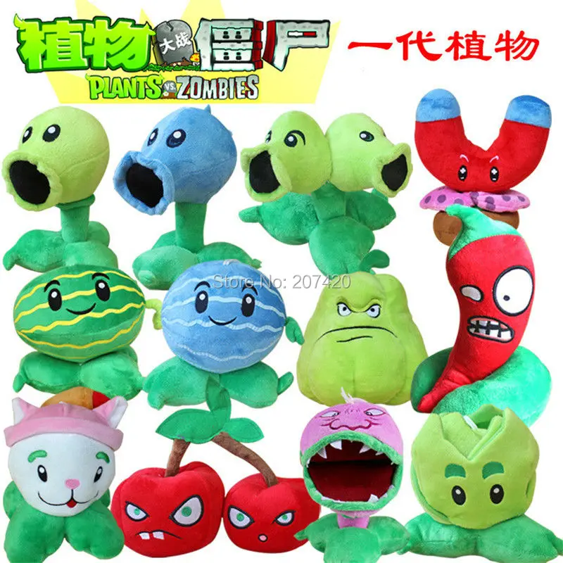 plants and zombies plush toys