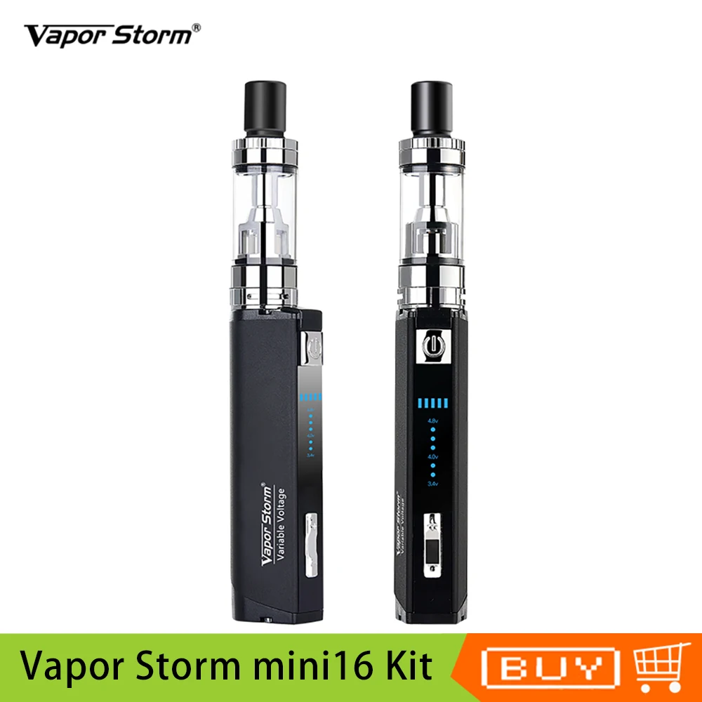 Оригинальный набор Vapor storm mini16 испаритель с аккумулятором 900 мАч вейп-набор баком