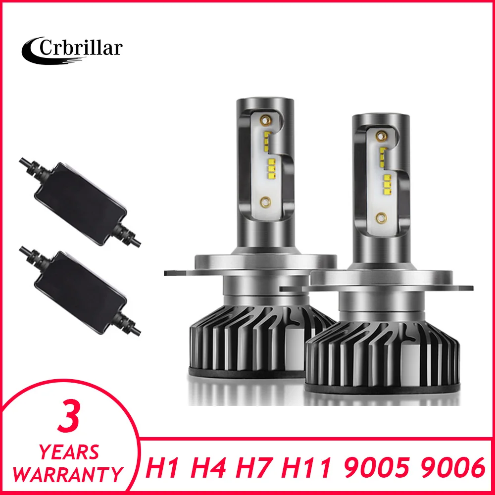 

H4 LED Bulb H1 H7 H8 H11 HB3 HB4 9005 9006 Car Light Bulbs H4 Headlight nebbia tetris lamp H7 LED Canbus for Moto Auto