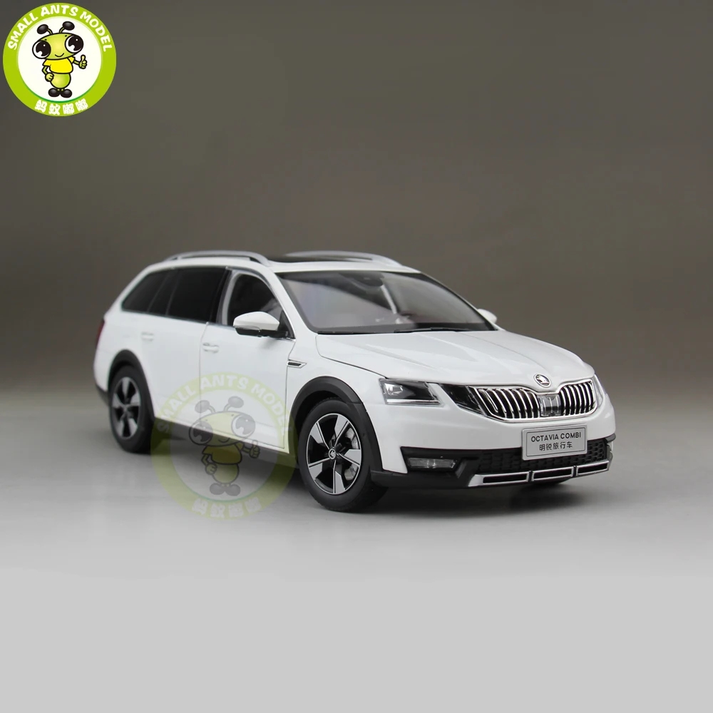 1/18 Skoda Octavia Combi Wagon литой металл модель автомобиля игрушка день рождения девочки мальчика подарок белый