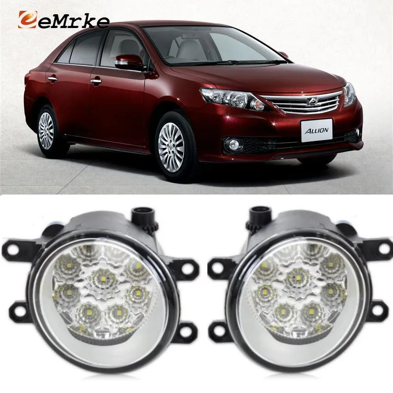 EEMRKE для Toyota Allion T260 2008 2016 Стайлинг автомобиля SMD 9 шт. светодиодные галогеновые