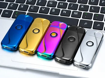 

Tungsten Electronic Cigarette Lighter USB Cigar Accessaries Heating Wire Can Laser logo For Smoking