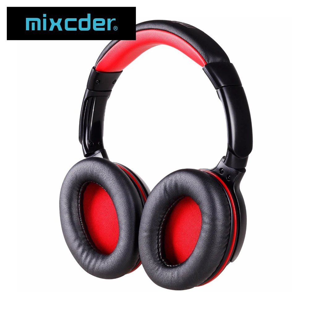 Mixcder HD501 беспроводные+ Проводные bluetooth-наушники Встроенный микрофон шумоизоляция Накладные наушники для мобильных телефонов iphone