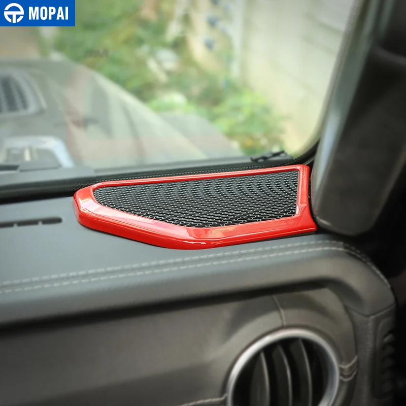 MOPAI внутреннее литье для Jeep Wrangler JL 2018 + Автомобильный столб украшение динамика