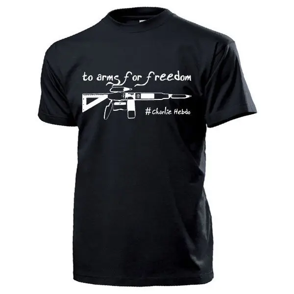 Мужская крутая футболка Charlie Hebdo Je Suis CHARLIE stipte Waffe Freiheit летняя 2019|summer t-shirts|t-shirt t-shirtt