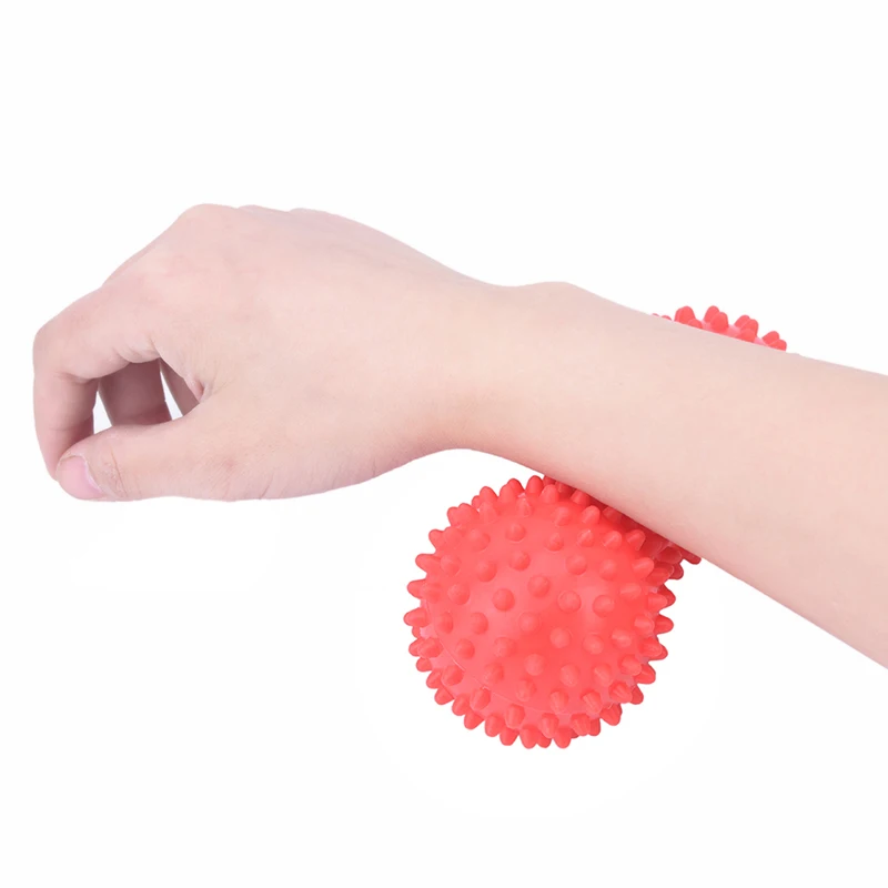 NEW 1Pc Spiky Trigger Point Massage Ball Peanut Massage Ball Yoga Fitness Relief Muscle Leg Pain Therapy Stress Pilates Ball