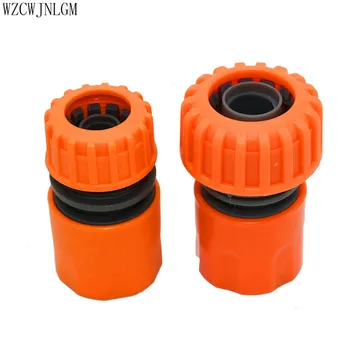 

Quick Connect Adapter Drip Irrigation Hose Connector with 1/2 "3/4" Barbed Hose Gardening Irrigation Horticulture Tools 2pcs