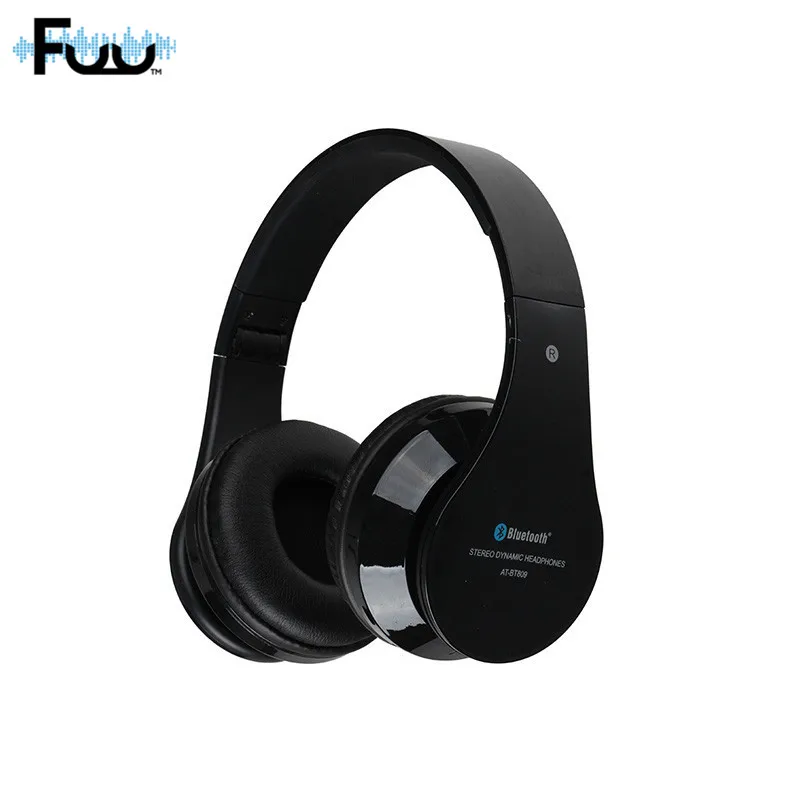 

AT-BT809 Foldable Wireless Headphones Bluetooth High Quality Stereo Gaming Headset With Microphone FM TF Slot For Iphone Ipad PC